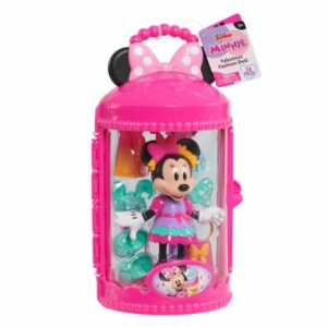 JUST PLAY Spielfigur Minnie Mouse Fashion Doll Puppe mit Koffer - Sweet Party