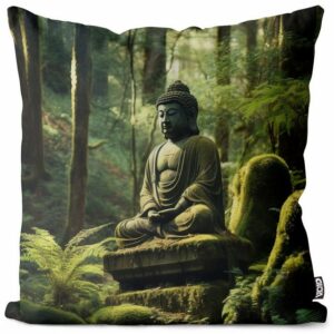 Kissenbezug, VOID (1 Stück), Buddah Wald Meditation Yoga asien indien china japan yoga kurs wellne