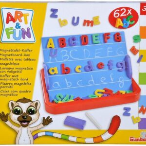 SIMBA Tafel Spielzeug Spielwelt Tafeln ART & FUN Magnettafel im Koffer 106304026
