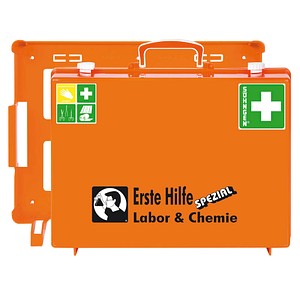 SÖHNGEN Erste-Hilfe-Koffer SPEZIAL MT-CD Labor & Chemie DIN 13157 orange