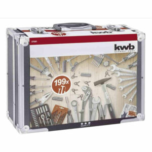 kwb Werkzeug-Koffer inkl. Werkzeug-Set, 199-teilig, gefüllt, robust und hochwertig