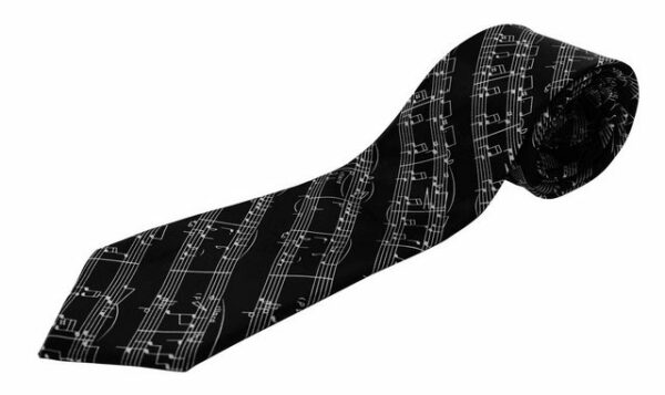 mugesh Krawatte Krawatte Notenlinien für Musiker