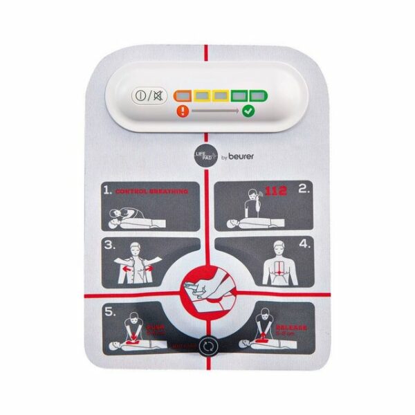 BEURER Erste-Hilfe-Koffer Reanimationshilfe LifePad, Schritt für Schritt richtig reanimieren
