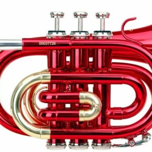 Classic Cantabile Bb-Trompete TT-400 Taschentrompete, (inkl. Koffer & Mundstück), Trompete im Taschenformat, Schallbecher: 93 mm