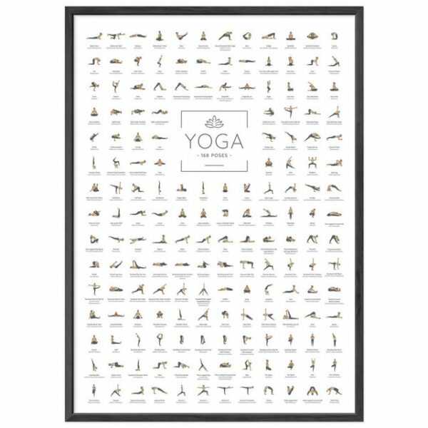 JUNOMI Poster Yoga 168 Posen