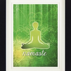 1art1 Bild mit Rahmen Yoga - Namaste