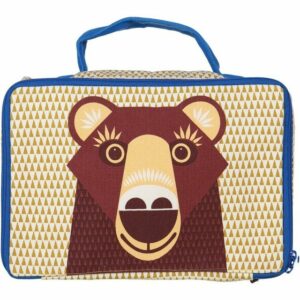 COQ EN PATE Kinderkoffer Kleiner Koffer Tasche aus Baumwolle Größe: 24 x 16,5 x 10 cm
