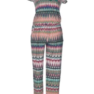 Comma Damen Jumpsuit/Overall, mehrfarbig