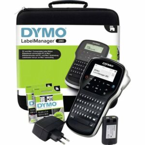 DYMO Beschriftungsgerät LabelManager 280 Koffer-Set, Inkl. Akku, Inkl. Tasche/Koffer, Inkl. Netzteil