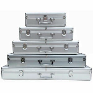 Eci Aluminium Koffer Instrumentenkoffer leer (LxBxH) 60 x 10 x 10 cm Messinstrumente Aufbewahrung