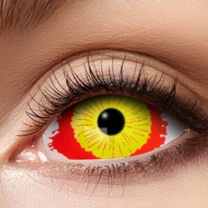 Eyecatcher Jahreslinsen Farbige Sclera Kontaktlinsen verschiedene Motive 22mm