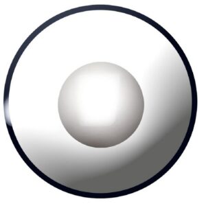 Eyecatcher Motivlinsen Farblinsen - 3-Monats-Kontaktlinsen, m06 - White