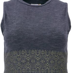 Guru-Shop T-Shirt Kurzes Top, bedrucktes Yoga Top, Yogatop aus.. Festival, Ethno Style, Psychedelic, alternative Bekleidung