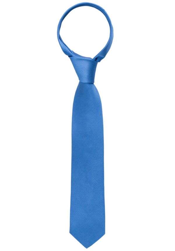 Krawatte in indigo unifarben