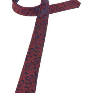 Krawatte in rusty red gemustert