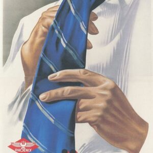 Kunstdruck PHÖNIX Textilhersteller Kleidung Krawatte Werbung Kunstdruck Werbung 3, (1 St)