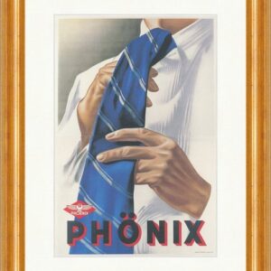Kunstdruck PHÖNIX Textilhersteller Kleidung Krawatte Werbung Plakatwelt 368 Gera, (1 St)