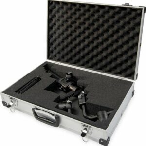 MC.Sammler Werkzeugbox Alukoffer mit Schaumstoff Rasterschaumstoff 400 x 290 x 100 mm (Werkzeug Aufbewahrung Outdoor Koffer mit Schaumstoffeinlage), Transportkoffer für Messinstrumente Messgeräte Kamera