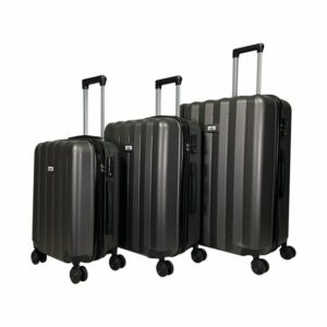 MTB Koffer Hartschalen ABS Reisekoffer erweiterbar (Handgepäck-Mittel-Groß-Set)