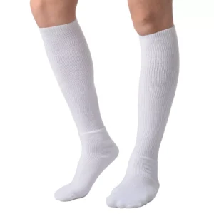 Men Kilt Socks Vintage Medieval Cosplay White Black Knee Length Hose