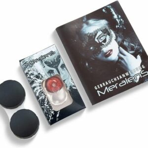 MeralenS Monatslinsen Metatron Fun-Kontaktlinsen: Halloween, Karneval + Gratisbehälter