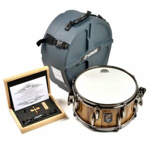 SONOR Schlagzeug One of a Kind Snare Drum,Black Limba, Inkl Hardcase-Koffer, Limited Edition