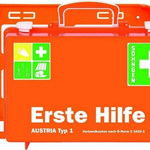 Söhngen Erste-Hilfe-Koffer AUSTRIA Typ 1, Wundverbände, Rettungsdecke