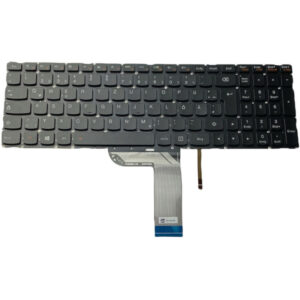 Trade-Shop Original Laptop Notebook Tastatur Keyboard Deutsch QWERTZ mit Backlight für Lenovo Yoga 500-15 500-15IBD Edge 2-1580 ersetzt V-149420BK1-GR