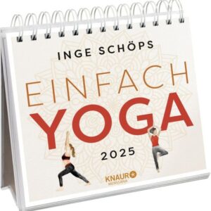Wochenkalender 2025: Einfach Yoga