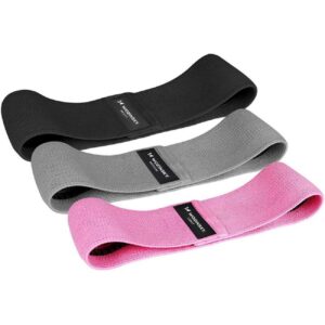 Wozinsky - Set Widerstandsbänder aus Stoff Widerstand Miniband für Yoga Crossfit Fitness (WFB-01)