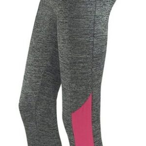 dynamic24 Leggings Damen Yoga Fitness Leggins Jogging Trainingshose Sporthose Hosen grau
