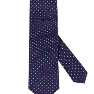 Ascot Krawatte aus Seide mit Punktmuster