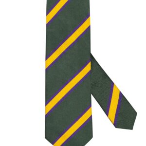 Ascot Krawatte aus Seide mit Streifenmuster