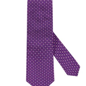 Ascot Krawatte aus Seide mit floralem Muster