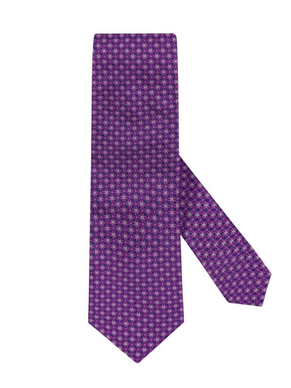 Ascot Krawatte aus Seide mit floralem Muster