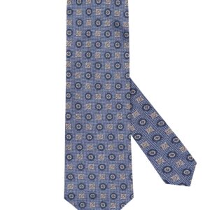 Ascot Krawatte aus Seide mit grafischem Muster