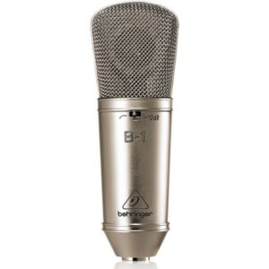Behringer Mikrofon, B-1 Gromembran-Studiomikrofon Niere inkl. Koffer, Windschutz