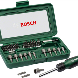 Bosch - Schraubendreher mit Bit-Satz - 46 Stücke - in Koffer (2607019504)