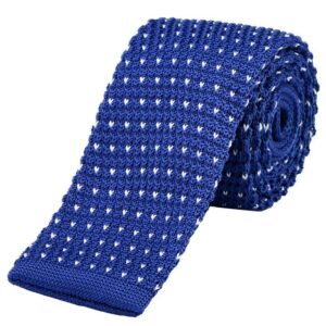 DonDon Krawatte schmale Krawatte 5 cm Wollkrawatte (Packung, 1-St) Strickkrawatte, Retro-Look, für Büro oder festliche Veranstaltungen