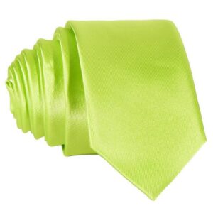 DonDon Krawatte schmale Krawatte 5 cm unifarben (Packung, 1-St) matt, glänzend, gestreift, Seidenlook