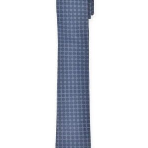 MARVELIS Krawatte Krawatte - Punkte - Hellblau/Dunkelblau - 6,5 cm