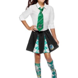 Metamorph Krawatte Harry Potter - Slytherin Krawatte für Kinder Auffällige Krawatte im Stil der Hogwarts-Schuluniformen
