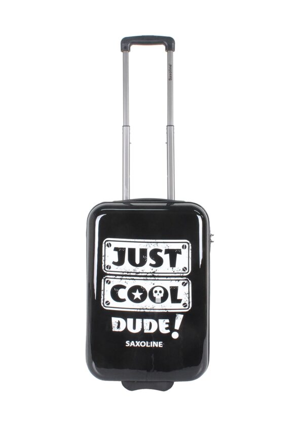 Saxoline Koffer "Just Cool", mit coolem Front-Aufdruck