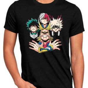 style3 Print-Shirt Herren T-Shirt Academia Rhapsody anime manga my hero academia cosplay