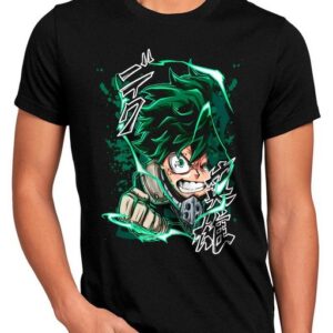 style3 Print-Shirt Herren T-Shirt Detroit Smash anime manga my hero academia cosplay