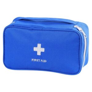 Juoungle Erste-Hilfe-Koffer Medizintasche, Reiseapotheke Tasche, für Familien Notfalltasche, Blau