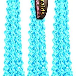 MyBraids YOUR BRAIDS! Kunsthaar-Extension Deep Wave Crochet Braids 3er Pack Flechthaar Zöpfe Wellig