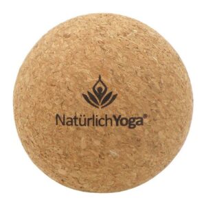 NatürlichYoga® Massageball Natürlich Yoga® Yogaball - Faszienball aus echtem Kork - 8 cm Durchmesser