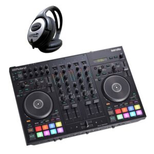 Roland DJ Controller DJ-707M, (mit Kopfhörer)