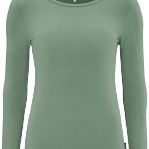 SCHNEIDER Sportswear Langarmshirt KELSEYW-LONGSLEEVE Damen Yoga-Langarmshirt lightbasil (grün)